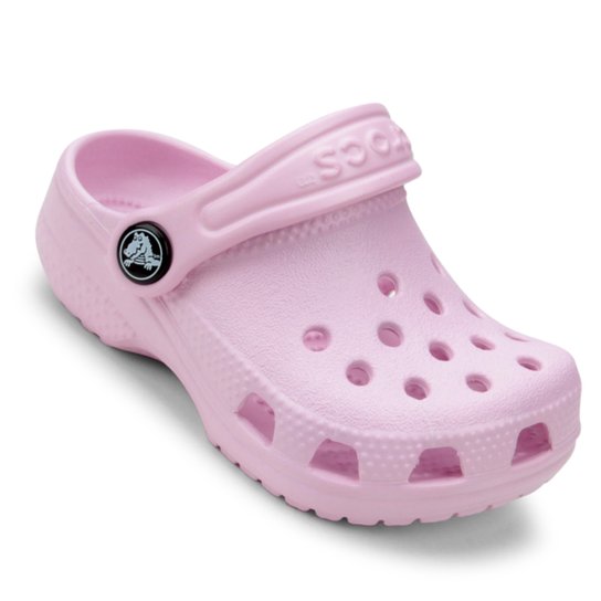 Crocs Infantil Littles - Rosa Claro Menor preço em Crocs Infantil Littles - Rosa Claro