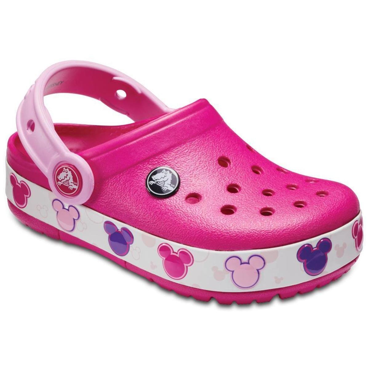 candy pink crocs