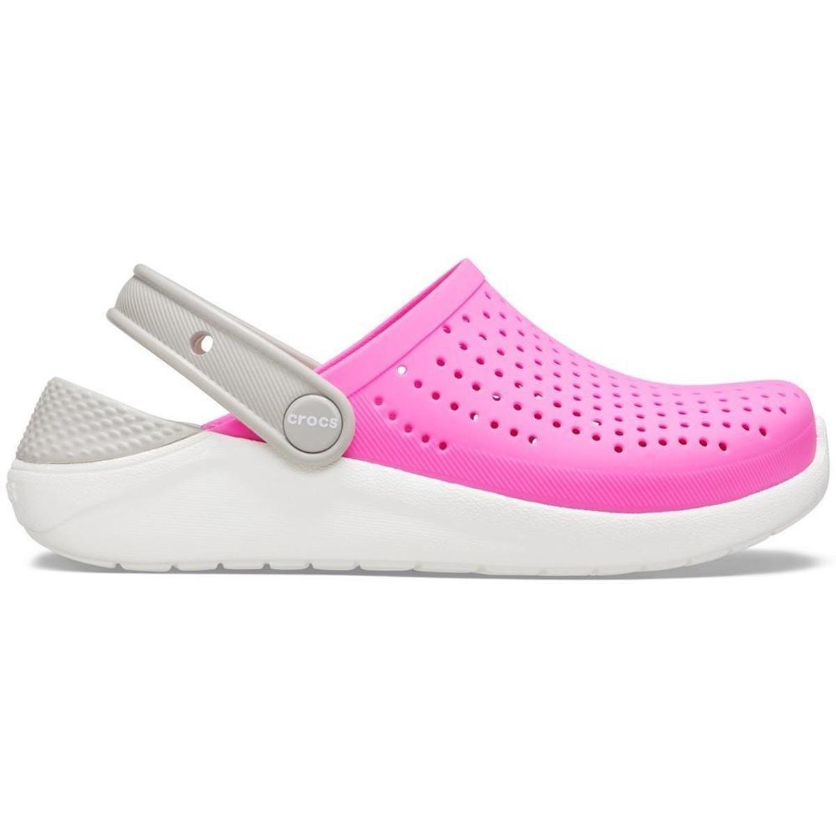 Crocs Compenser Crocs Feminino Rosa em promoção na Netshoes!