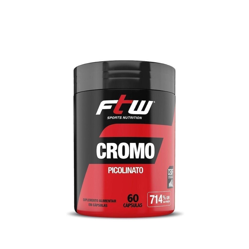 Cromo Picolinato - 60 Cápsulas - FTW