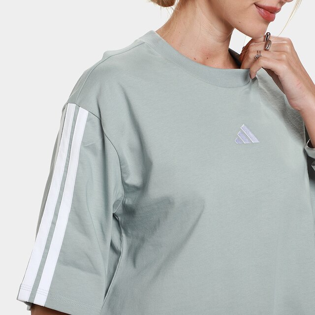 Cropped Adidas 3 Stripes Feminino