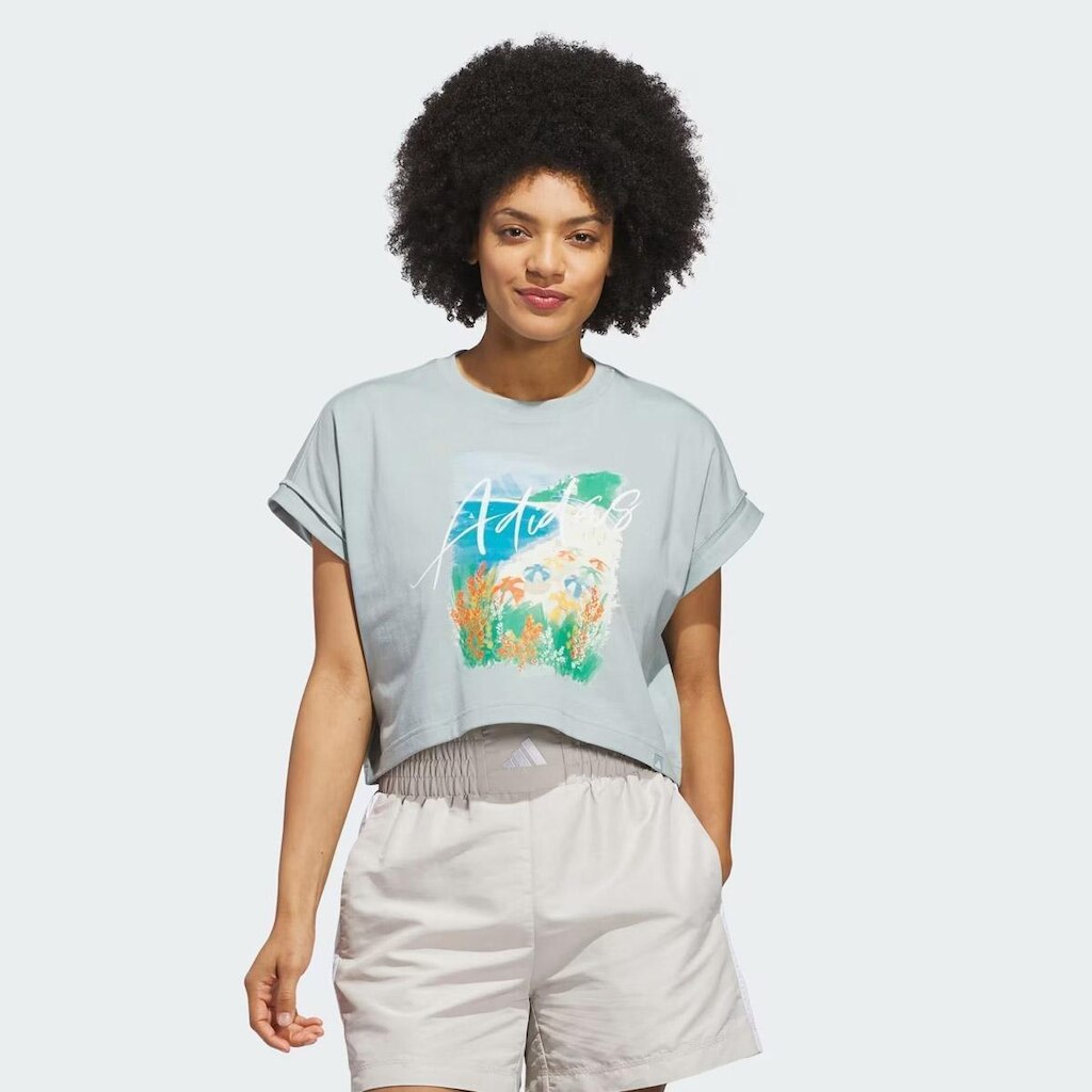 Cropped Adidas Destiadi 30 T Feminina