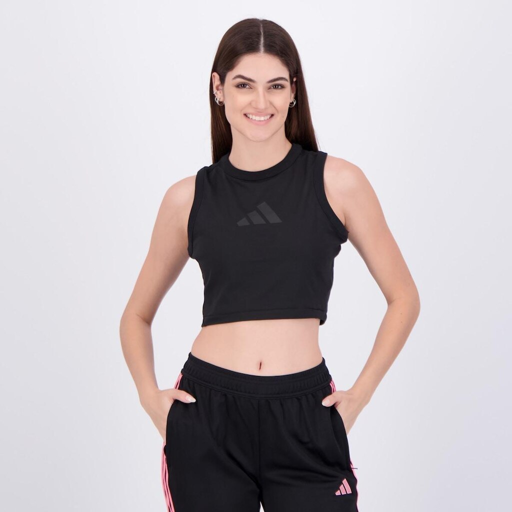 Cropped Adidas W.Z.N.E TNK Feminina