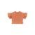 Cropped Básico Infantil para Menina Quimby - Laranja
