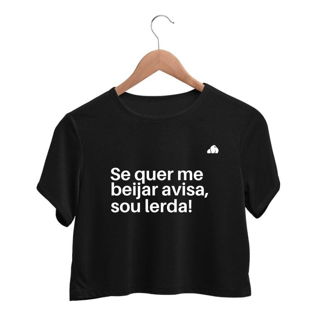 Cropped Blusa Feminina Com Frase Carnaval Beijo