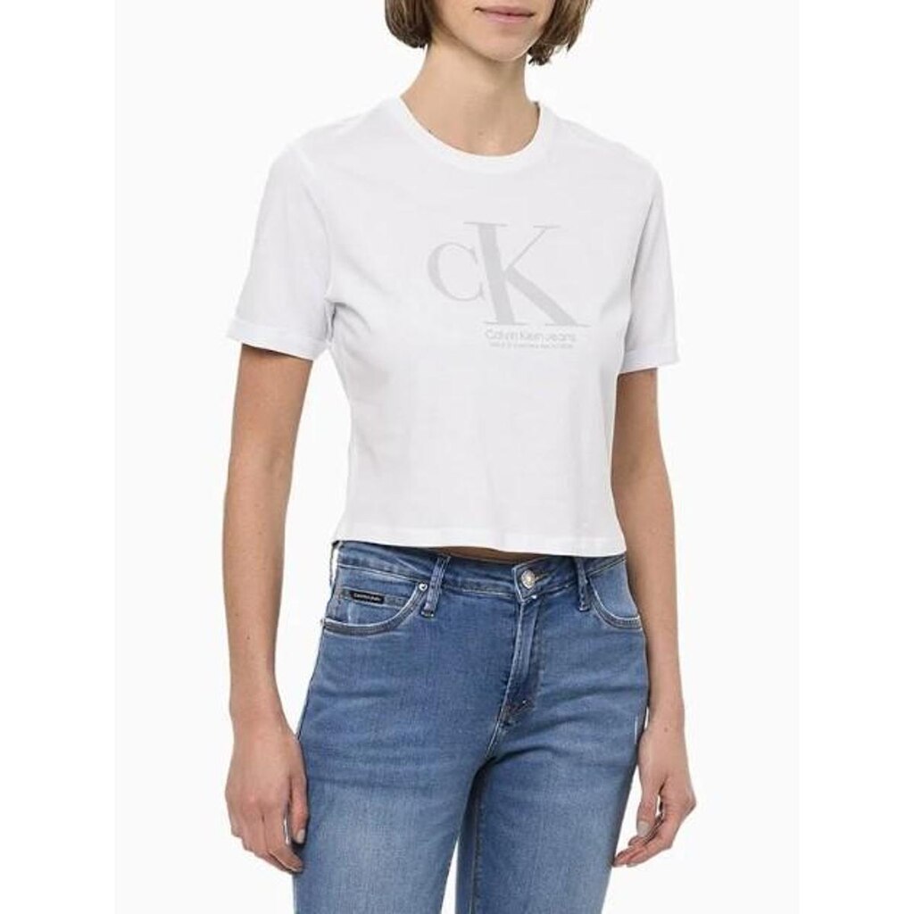 Cropped Calvin Klein Feminino Logo Centralizado CK Gel - CF3PC01BC767-0900