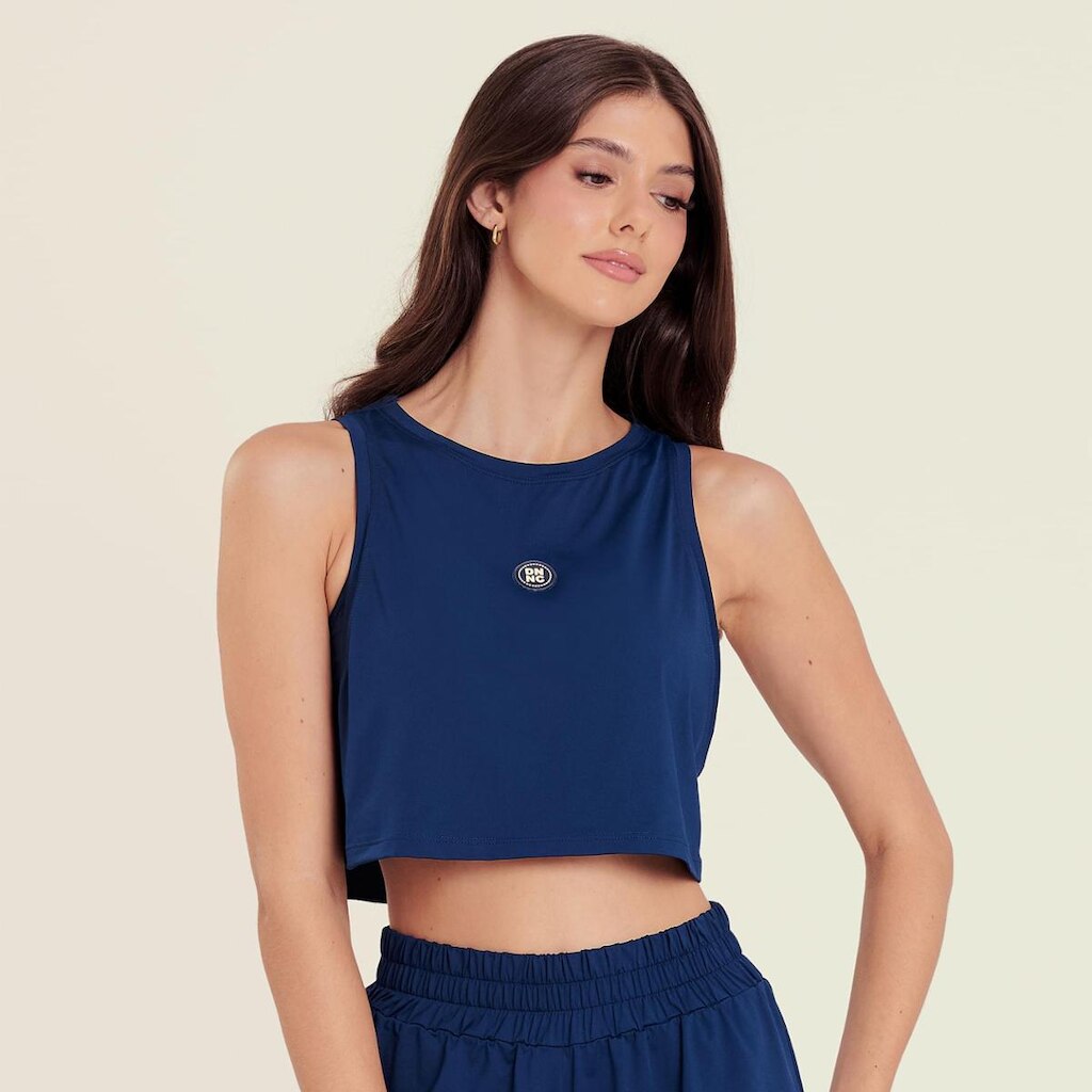Cropped Cavado Vivid Tecido Geladinho Donna Carioca