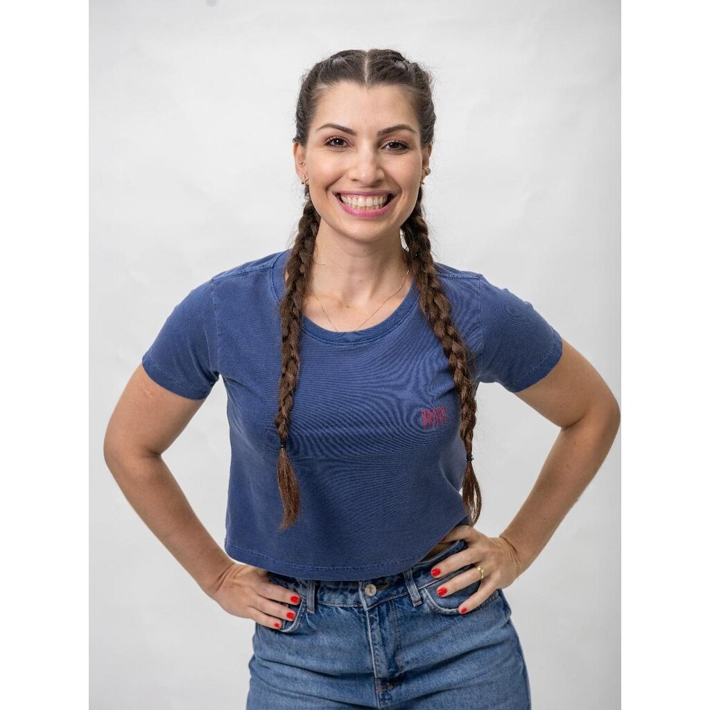 Cropped Concept Classic Azul Escuro