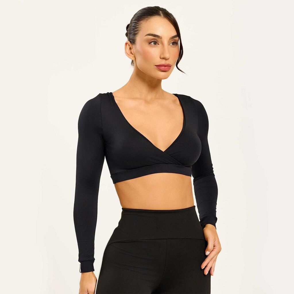 Cropped Dois Lados Poliamida Soft Com Bojo Donna Carioca