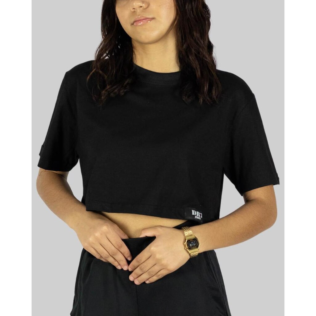 Cropped DR7 Street Minimal - Preto