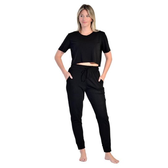 Cropped Esportivo em Tecido Moletinho Wunder