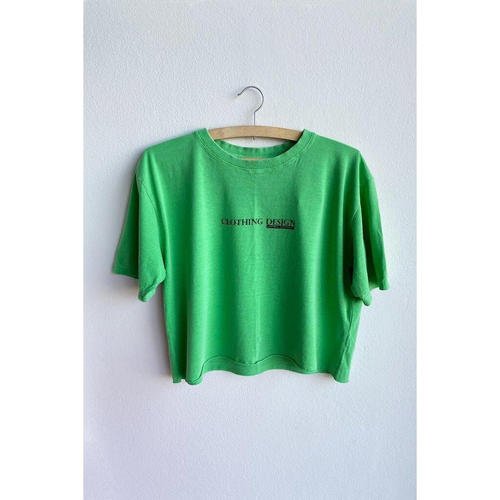 Cropped Estonado Clothing Design- Verde