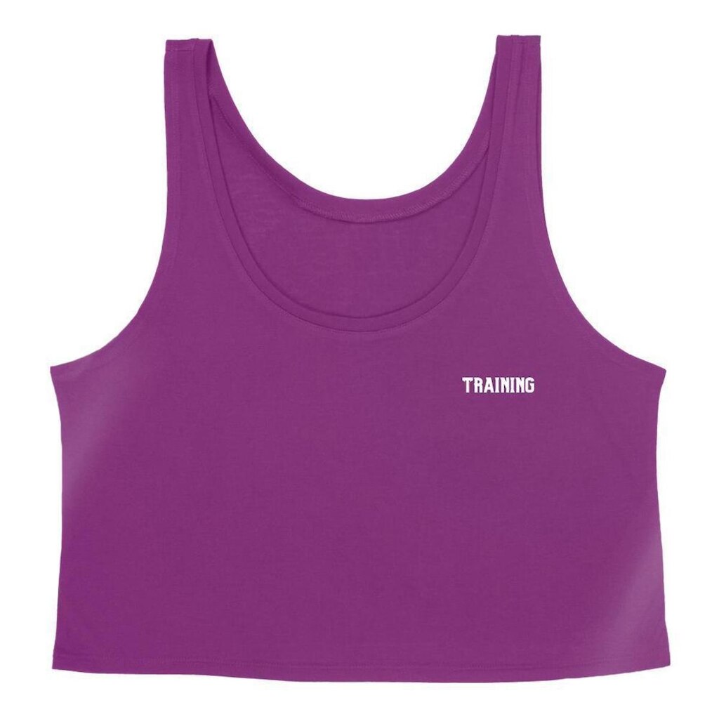 Cropped Feminino Regata Good Look Fitness Academia Estampada Training
