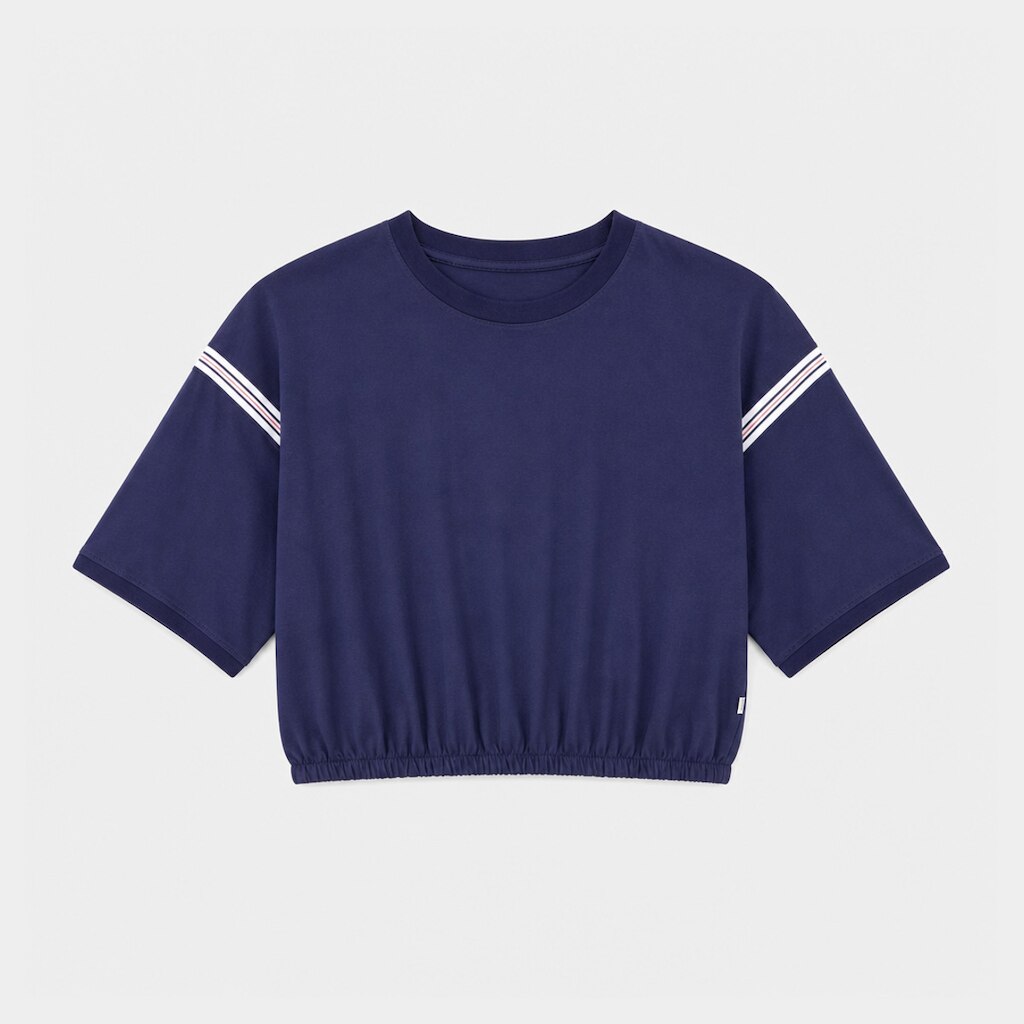 Cropped Fila Chevron Letter Feminino