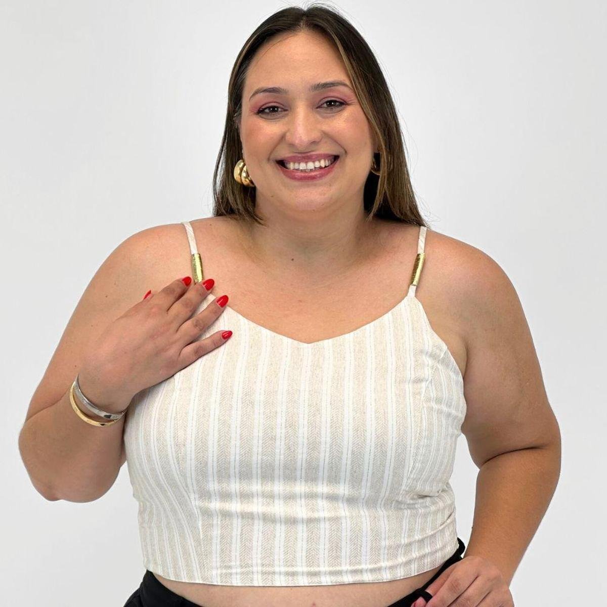 Roupas Femininas Besni Roupas Plus Size Cropped Besni Size