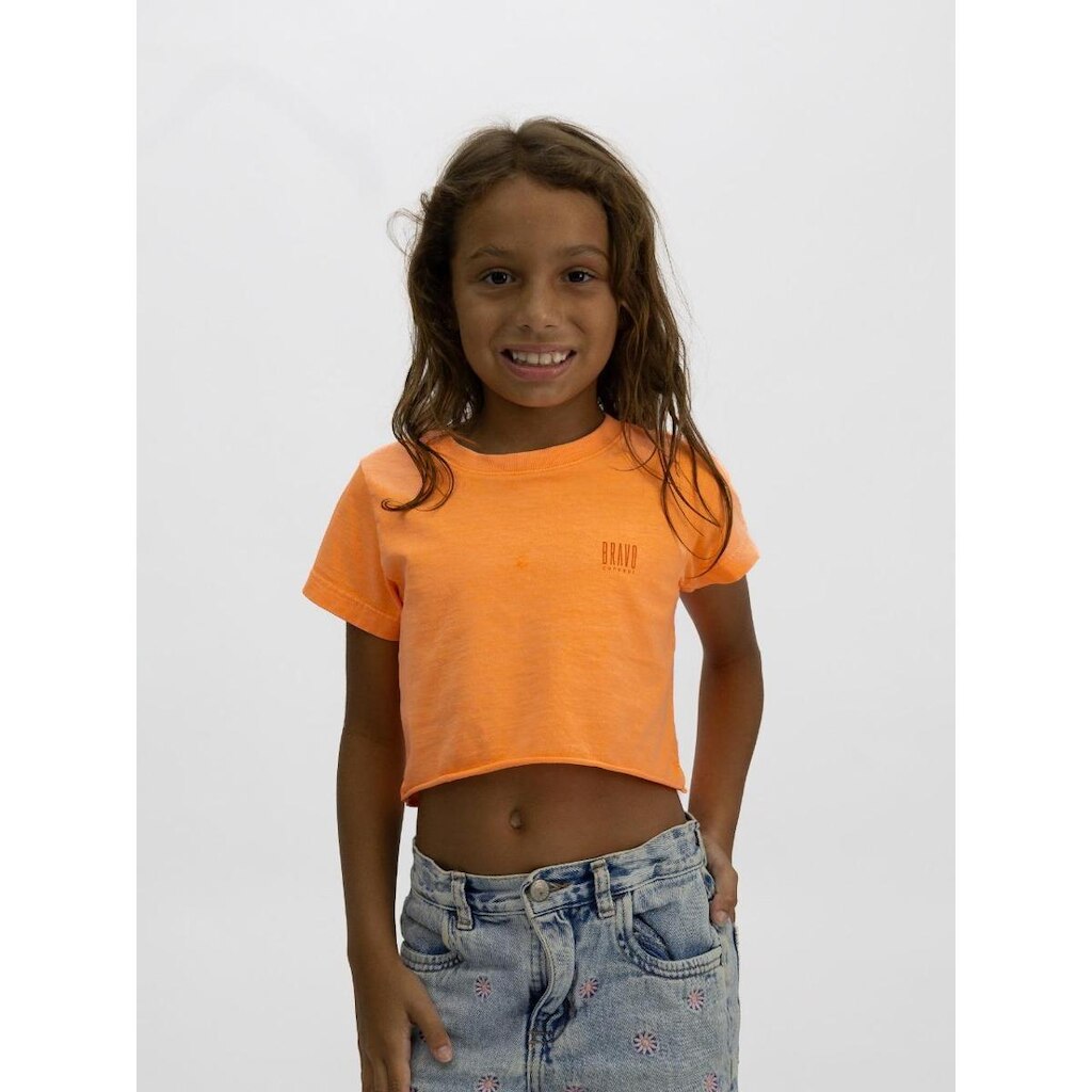 Cropped Infantil Concept Salmão