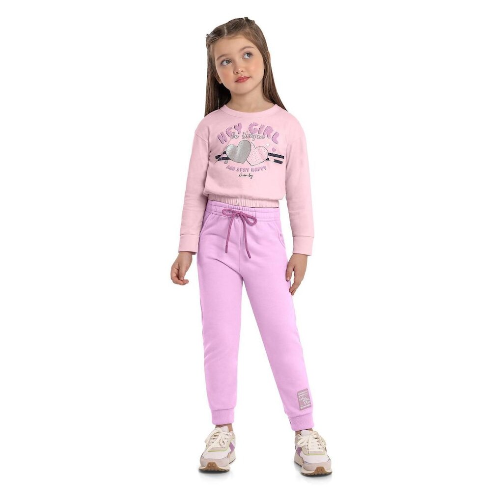 Cropped Infantil Manga Longa Quimby