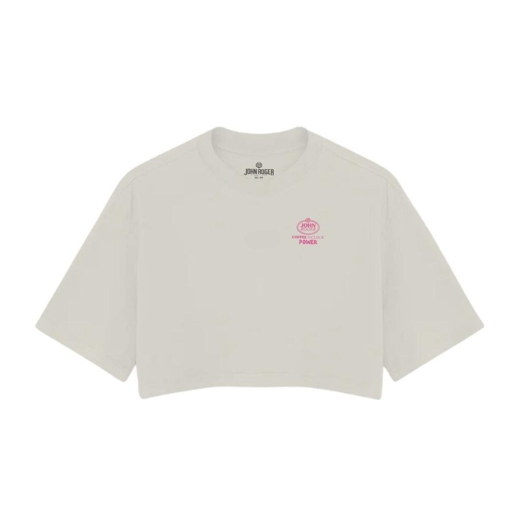 Cropped John Roger Oversized Coffe Power Off White