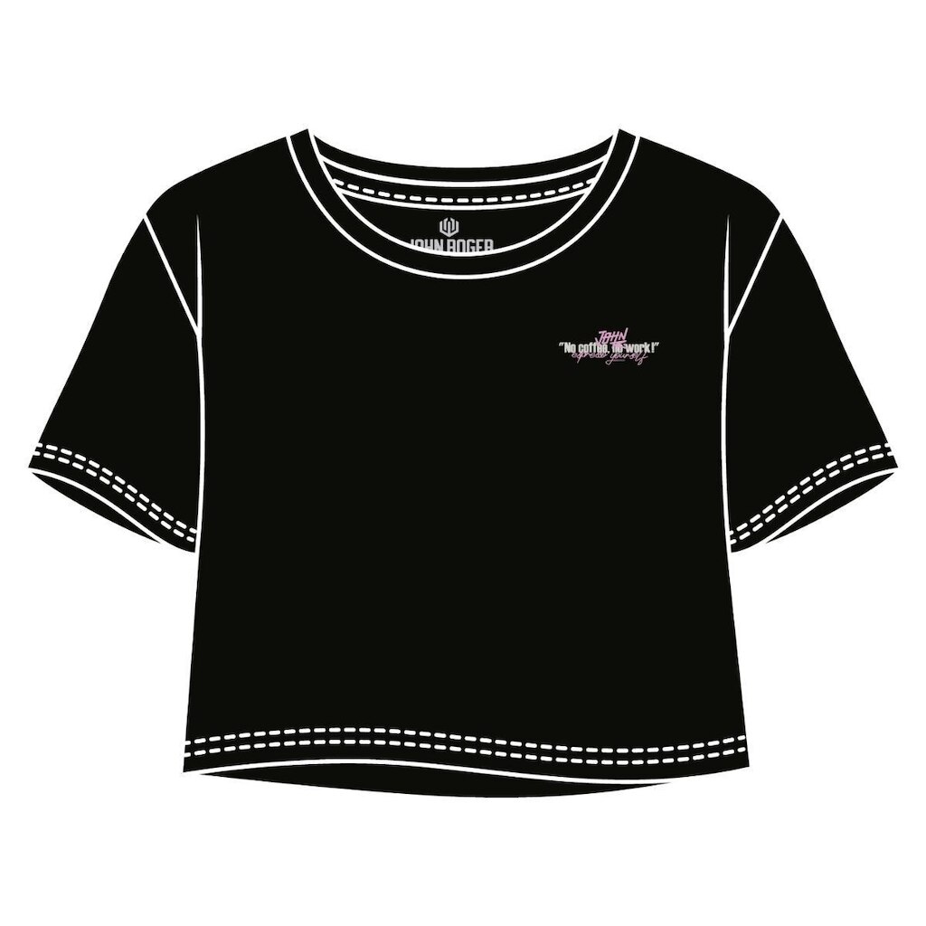 Cropped John Roger Oversized Espresso Preto