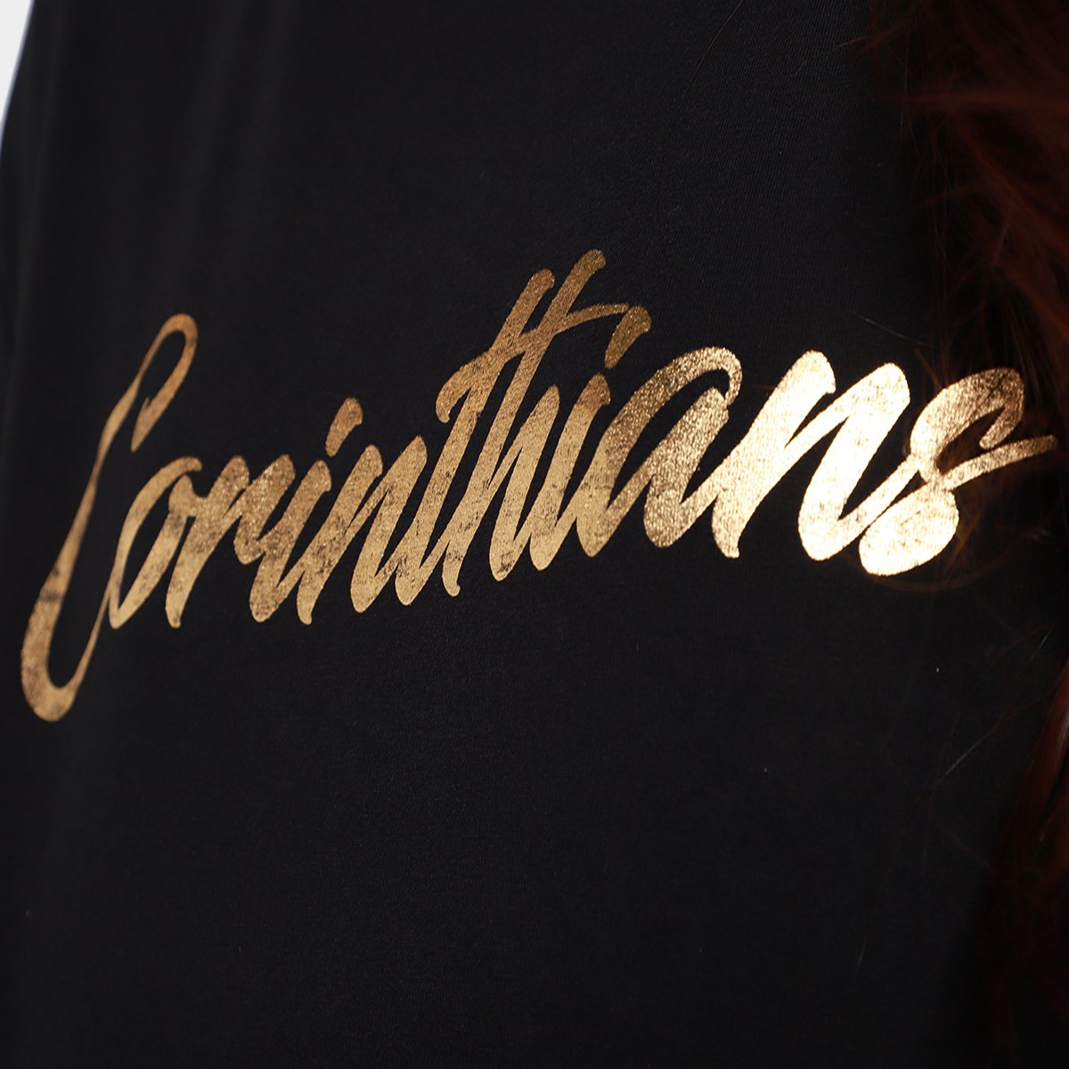 Cropped Manga Longa Corinthians Feminino - 3