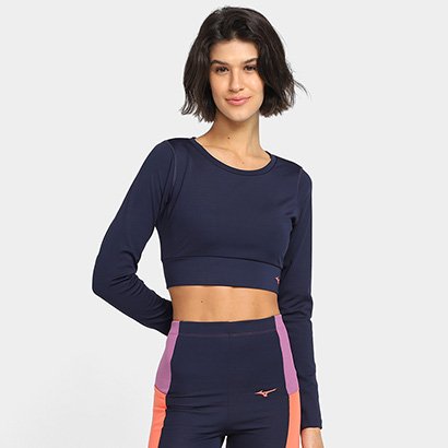 Cropped Mizuno Soul Fit Manga Longa Feminino - Feminino