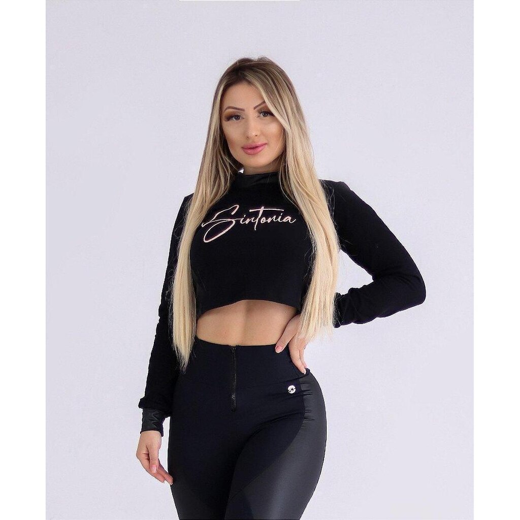 Cropped Moletinho Sintonia Feminino
