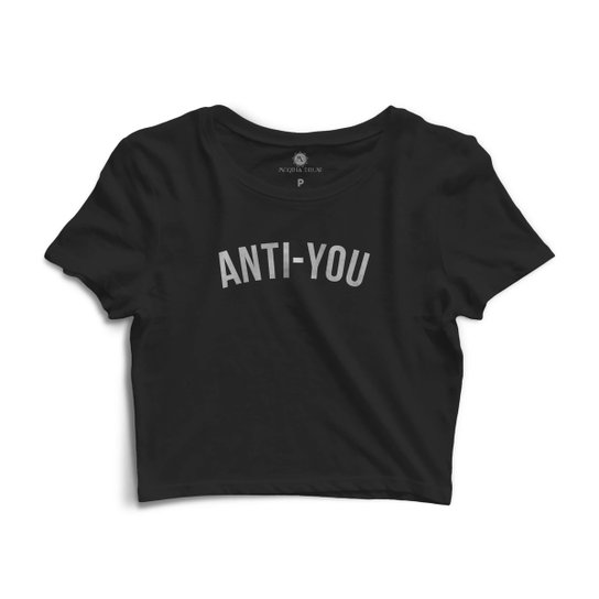 Cropped Morena Deluxe Anti You - Preto