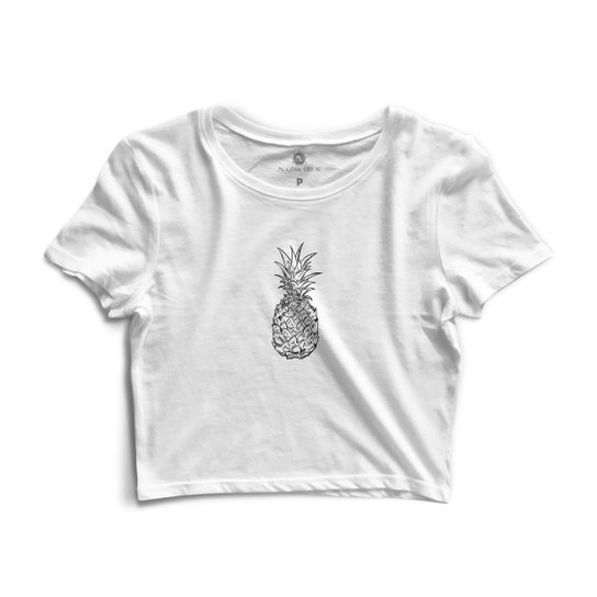 Cropped Morena Deluxe Pineapple - Branco