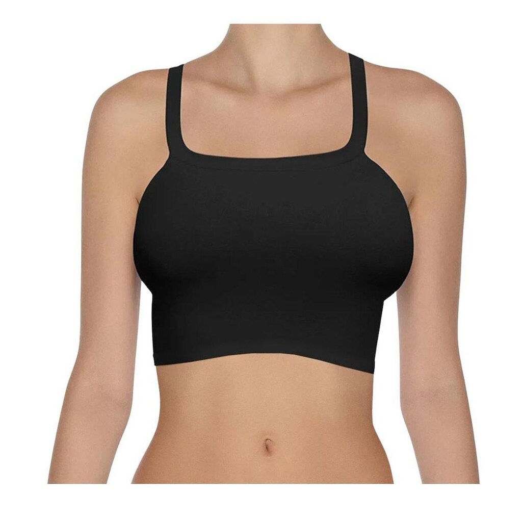 Cropped Multi-Way Hanes 5771 Sem Costura