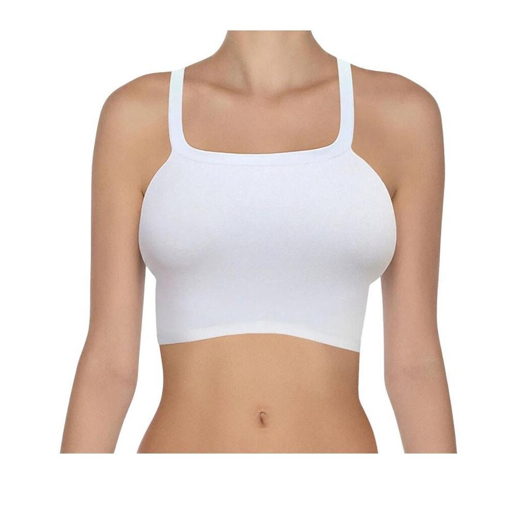 Cropped Multi-Way Hanes 5771 Sem Costura