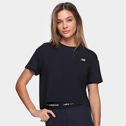 Cropped New Balance Drapey Feminino - Feminino