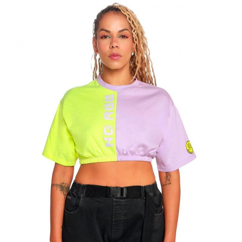 Cropped No Age Oversized Amarelo