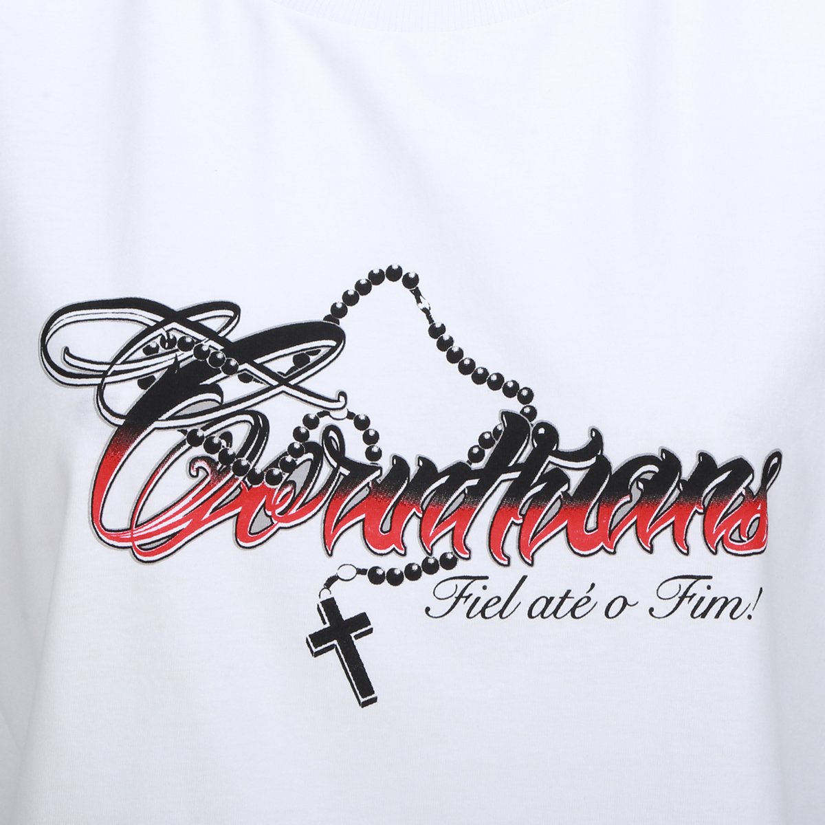 Cropped Oversized Corinthians Feminino - 2