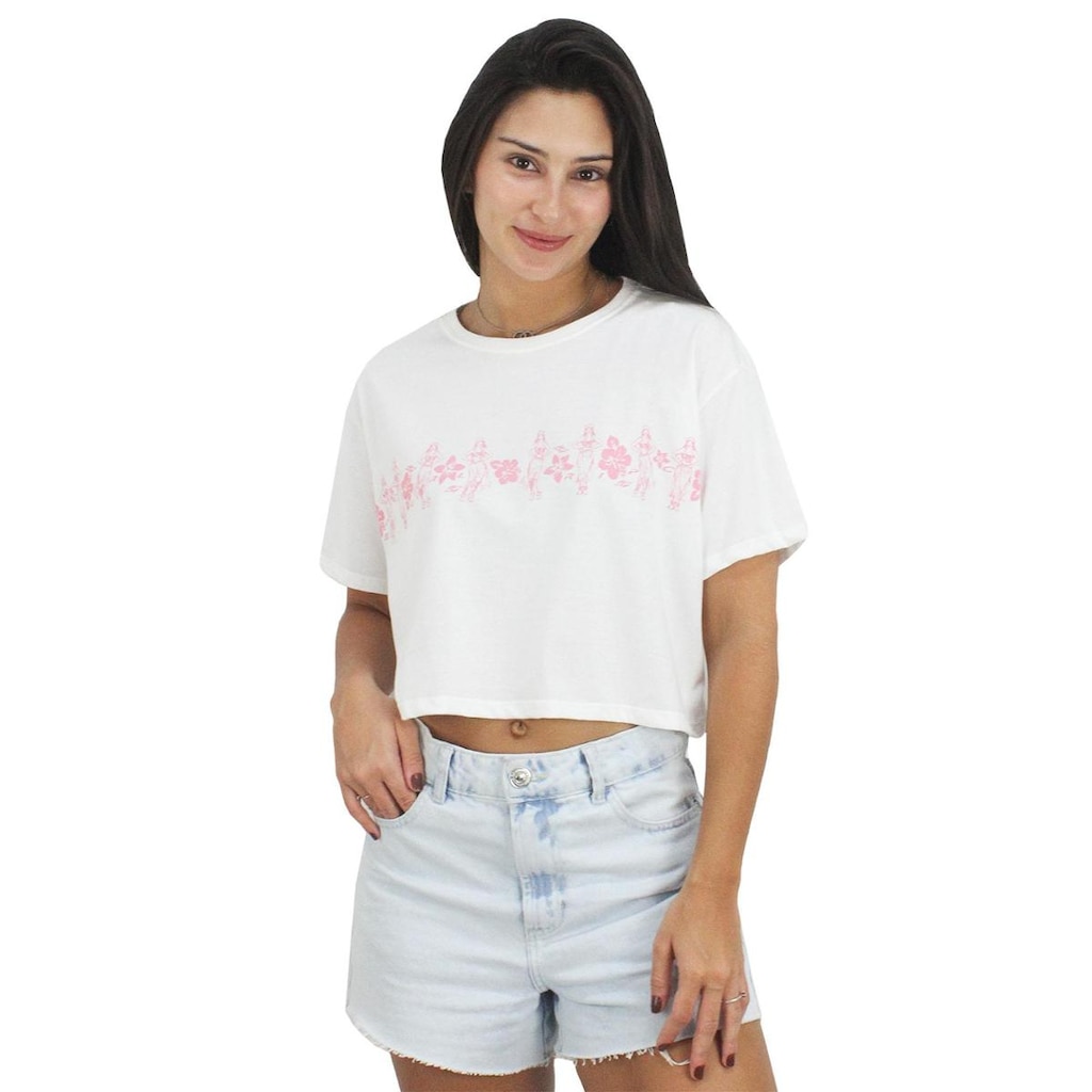 Cropped Rip Curl Hula Bone Feminina