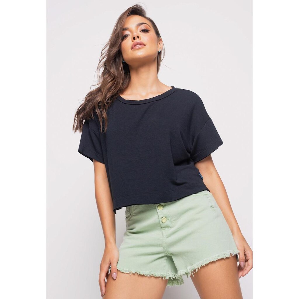 Cropped Salvatore Amplo Malha Comfort