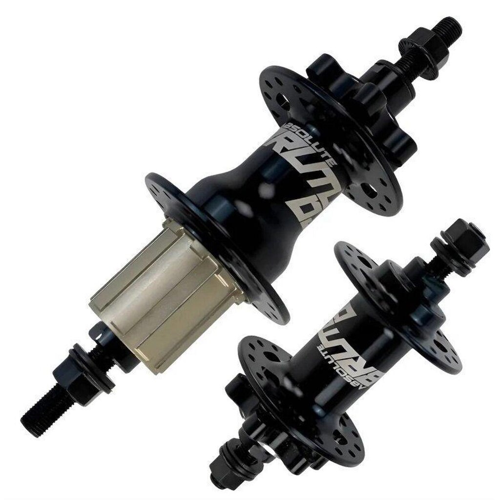 Cubos Brutus DJ Cassete 36F Disco 6F com porca - ABSOLUTE Preto