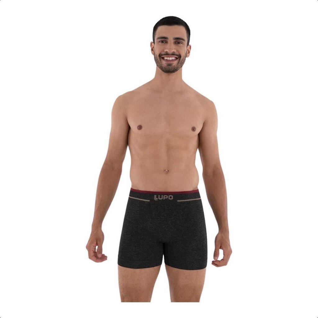 Cueca Boxer Adulto Sem Costura Lupo