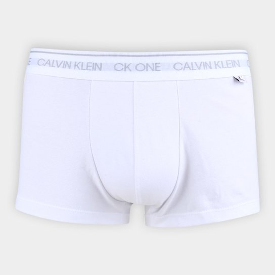 Cueca Boxer Calvin Klein Low Rise Trunk Básica Masculina - Branco Menor preço em Cueca Boxer Calvin Klein Low Rise Trunk Básica Masculina - Branco