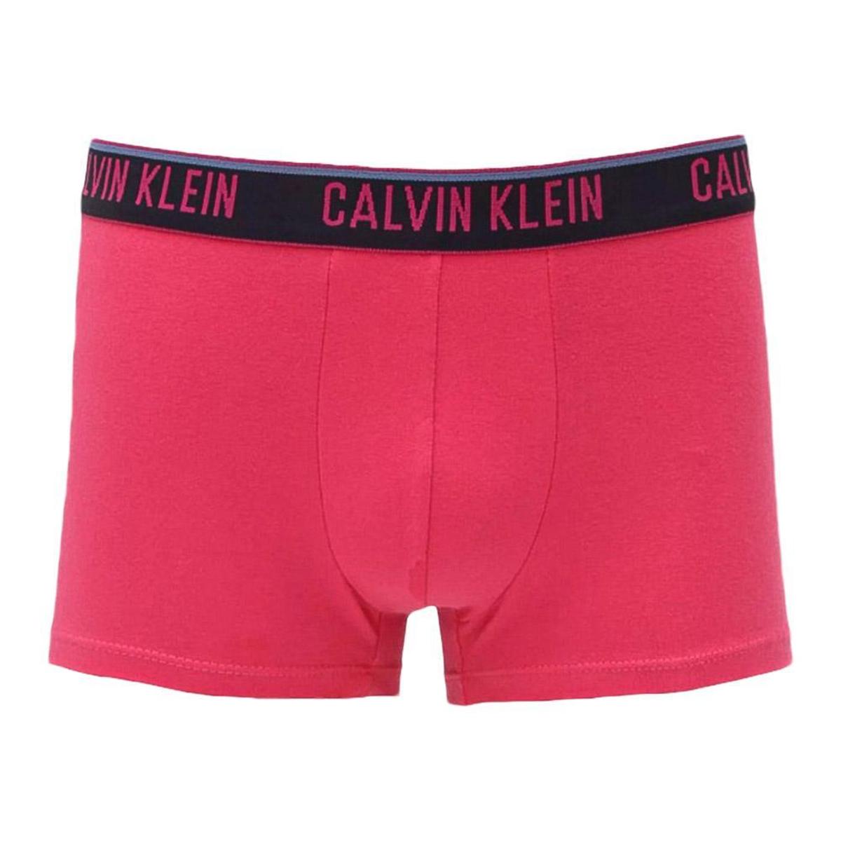 Cueca Boxer Calvin Klein Trunk Cotton Rosa - Rosa | Netshoes