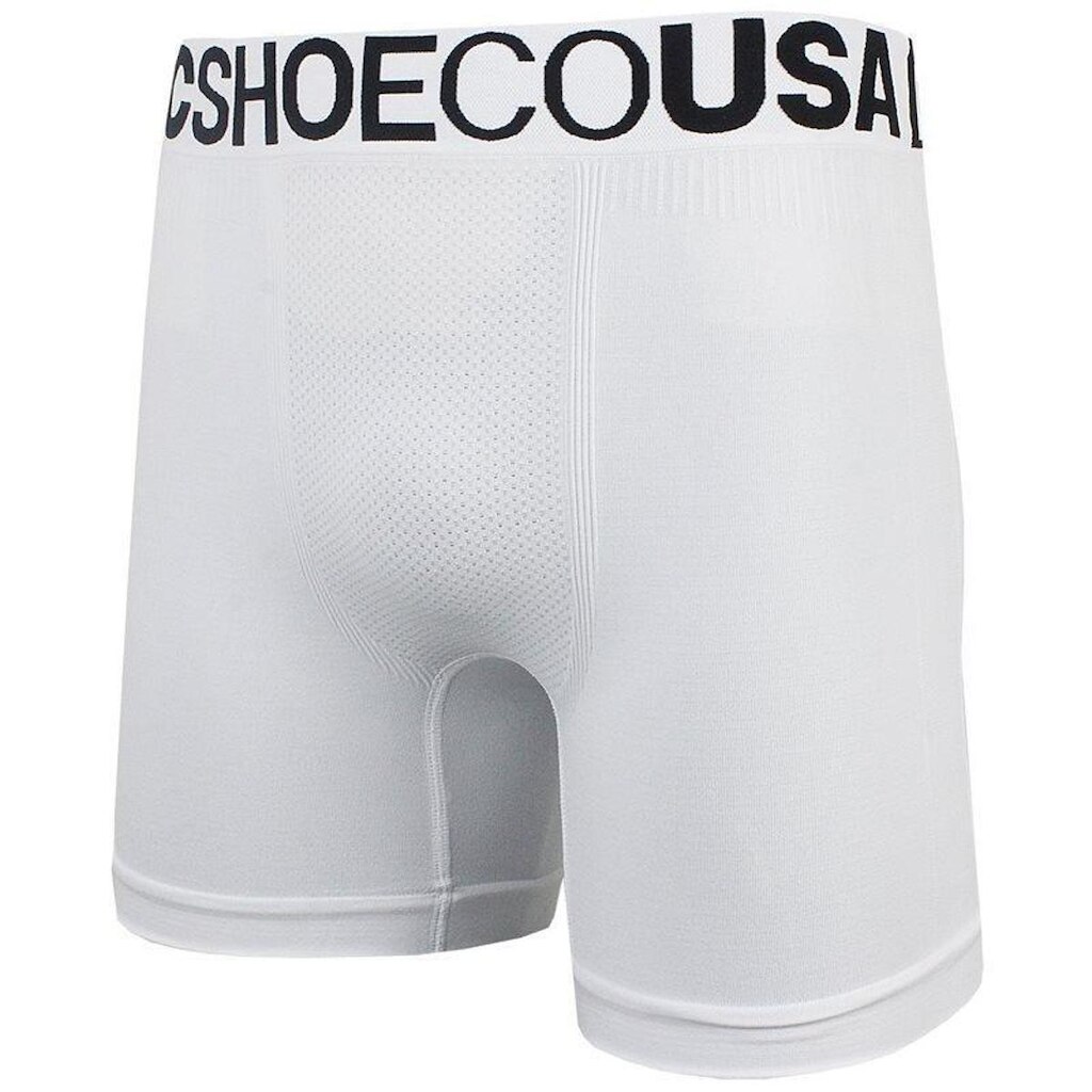 Cueca Boxer DC Shoes Performa Branco e Preto