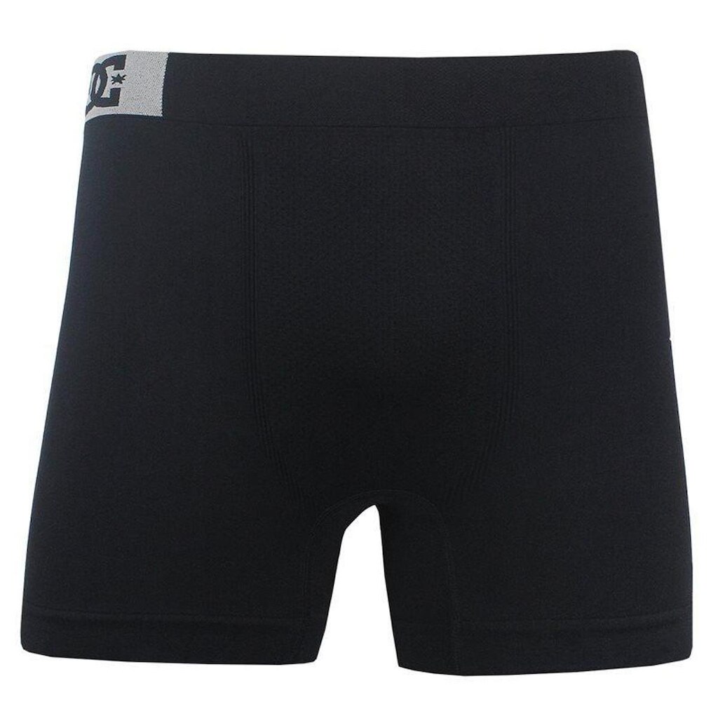 Cueca Boxer DC Shoes Seamless Preto e Cinza