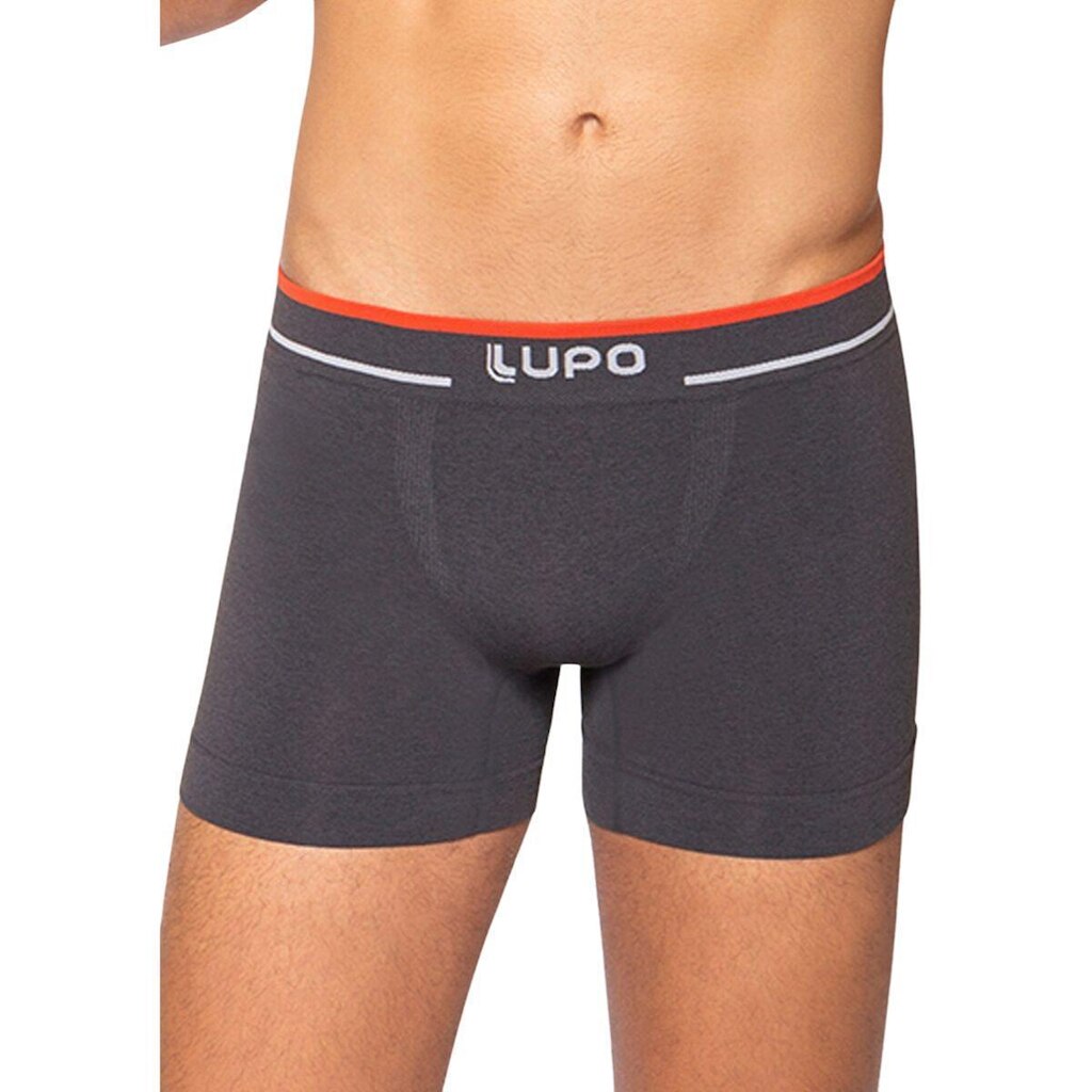 Cueca Boxer Fio Texturizado a Ar Lupo Sem Costura Seamless