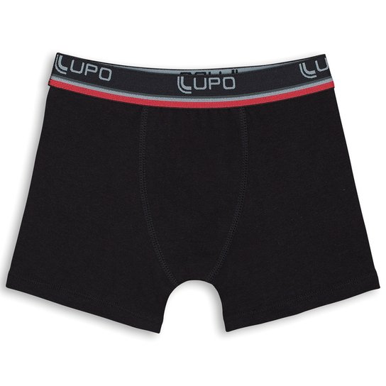Cueca Boxer Infantil Lupo  - Preto é ruim? Cueca Boxer Infantil Lupo  - Preto é boa?