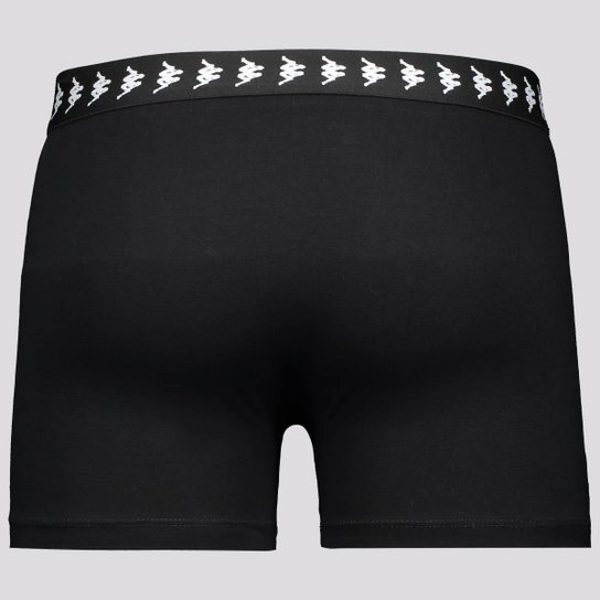 Cueca Boxer Kappa Levinne Preta