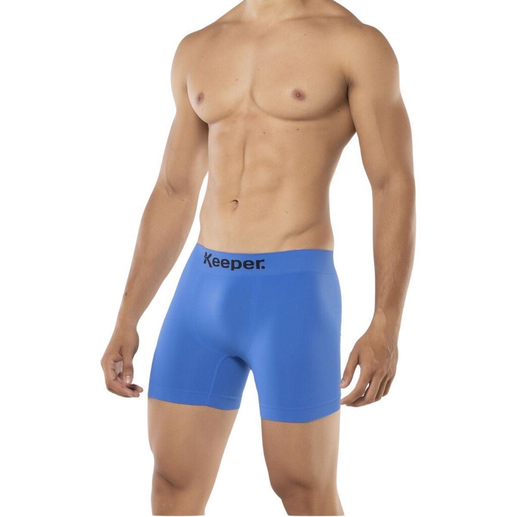 Cueca Boxer Keeper Microfibra Sem Costura Toque Macio Masculina