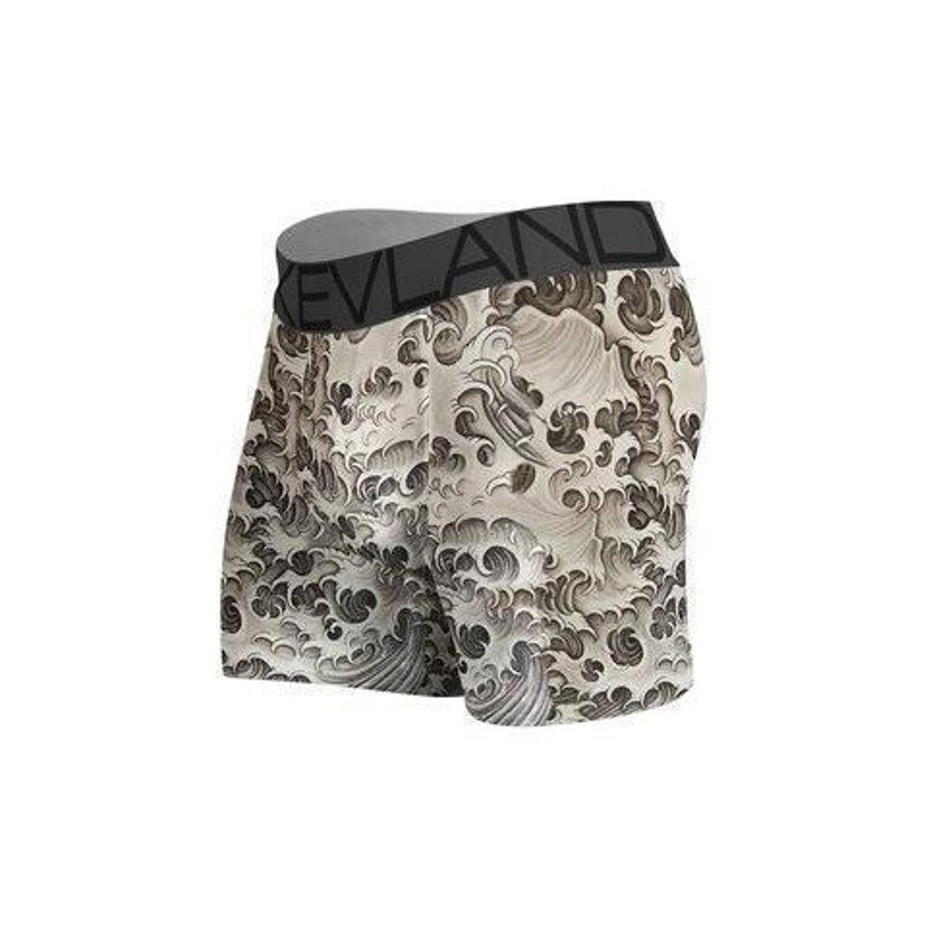 CUECA BOXER KEVLAND BLACK WAVES II
