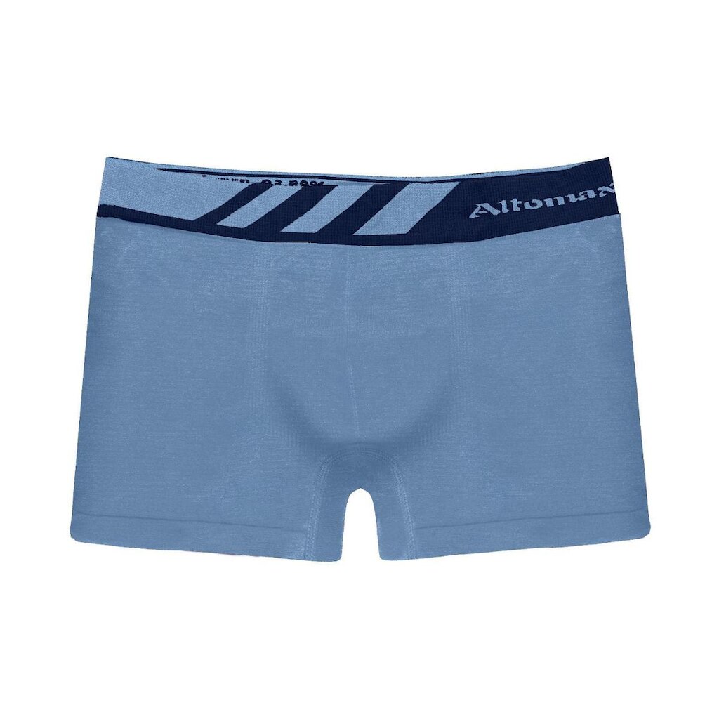 Cueca Boxer Lisa Microfibra Altomax Azul