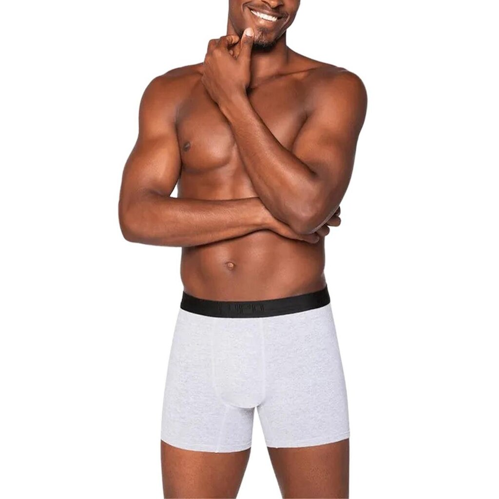 Cueca Boxer Lupo 18465-001 Masculina Adapt Algodão T. P/GG