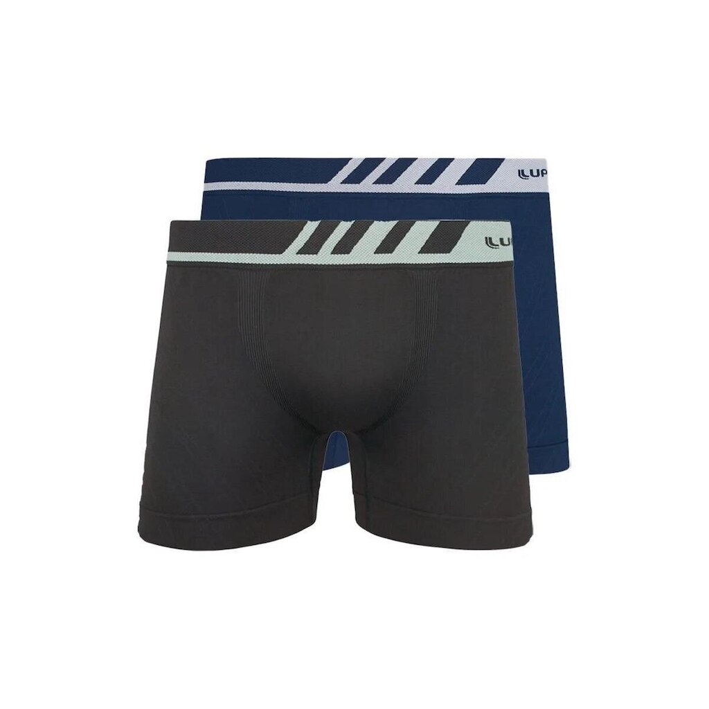Cueca Boxer Lupo 671-002 Azul Marinho