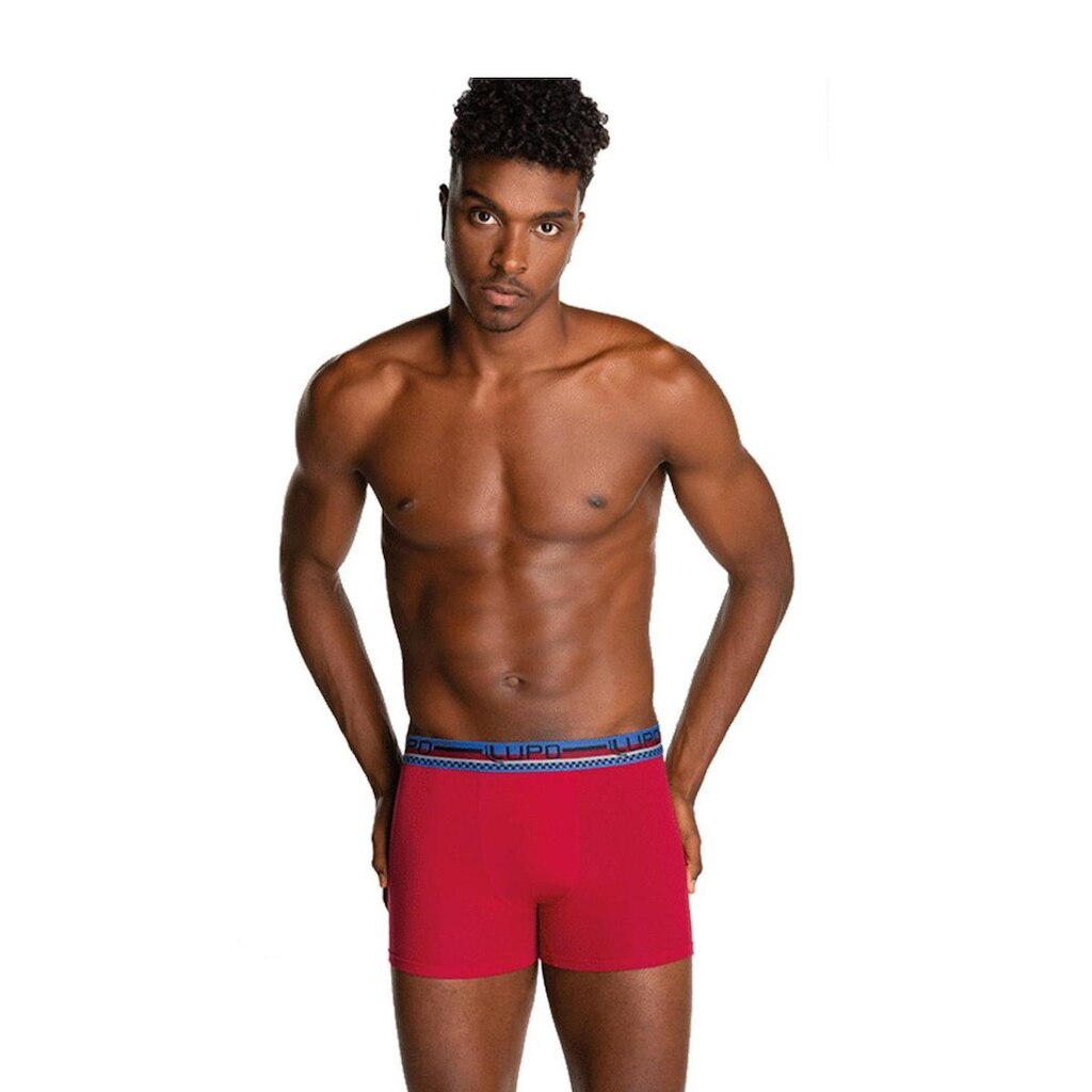 Cueca Boxer Lupo Algodão 784-030 Vermelho Tam. G